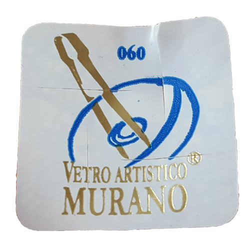 Blue Vetro Artistico Murano label