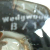 Wedgwood acid etched marking.