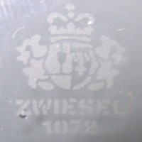Schott Zwiesel acid etched marking.
