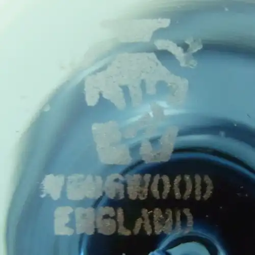 Wedgwood sand etched marking.