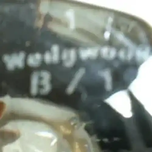 Wedgwood sand etched marking.