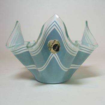 (image for) Chance Bros Glass "Bandel-2" Handkerchief Vase 1969