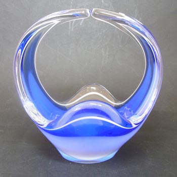 (image for) Flygsfors Coquille Glass Bowl by Paul Kedelv Signed '56