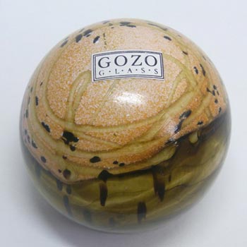 (image for) Gozo Glass 'Seashell' Paperweight - Signed + Labelled