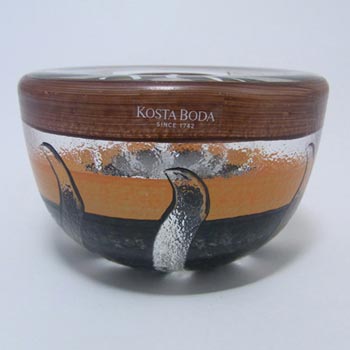 (image for) Kosta Boda Glass 'Tonga' Bowl - Signed Monica Backström