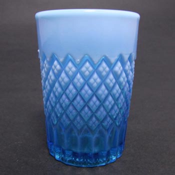 (image for) Davidson 1900's Blue Pearline Glass 'Somerset' Tumbler