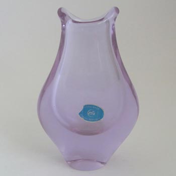 (image for) Zelezny Brod Neodymium / Alexandrite Czech Glass Vase