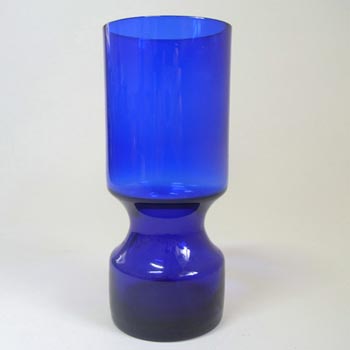 (image for) Alsterfors #AV229/16 Scandinavian Blue Glass 6.5" Vase