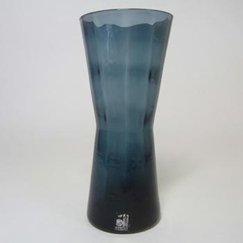 (image for) Alsterfors #AV422 Swedish / Scandinavian Blue Glass Vase - Labelled