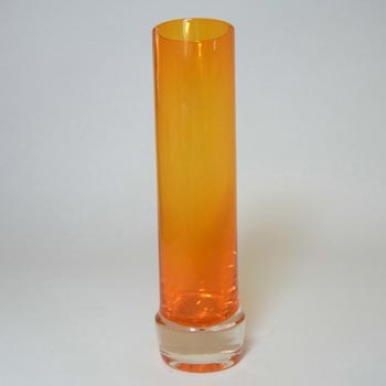 (image for) Scandinavian / Swedish Orange Glass Vintage Vase