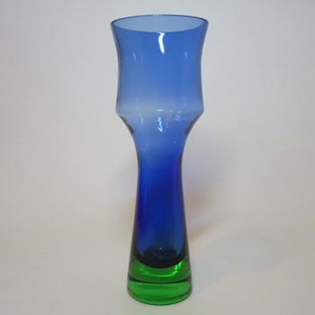(image for) Aseda Blue + Green Glass Vase - Bo Borgstrom B5/602