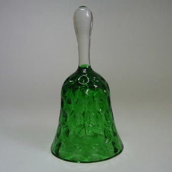 (image for) Borske Sklo 1950's Green Glass Optical 'Olives' Bell