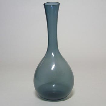 (image for) Gullaskruf Swedish Blue Glass 5.75" Vase - Arthur Percy 1952