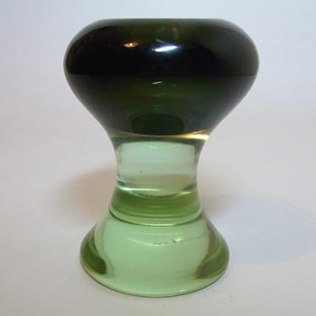 (image for) Cenedese Murano / Sommerso Glass Candlestick - Signed