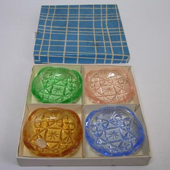 (image for) Boxed Set of Jablonecke Sklarny Bowls by Václav Hanuš