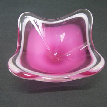 (image for) Flygsfors Coquille Glass Bowl by Paul Kedelv Signed '58
