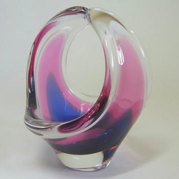 (image for) Flygsfors Coquille Glass Bowl by Paul Kedelv - Signed