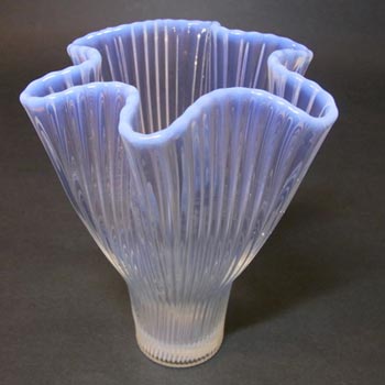 (image for) Gullaskruf Opalescent Glass 'Reffla' Vase by Arthur Percy