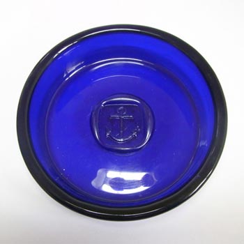(image for) Holmegaard 'Viking' Blue Glass Bowl by Ole Winther