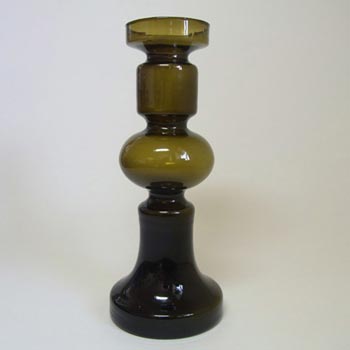 (image for) Ingrid/Ingridglas 1970's Green Glass Vase - Labelled
