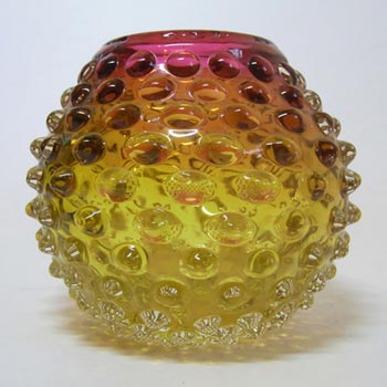 (image for) Prachen Czech Amber Glass Vase - Frantisek Koudelka