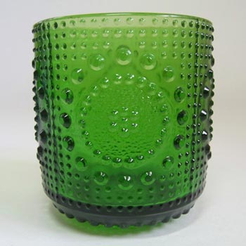 (image for) Riihimaki #5065 Riihimaen Nanny Still Green Glass 'Grapponia' Tumbler