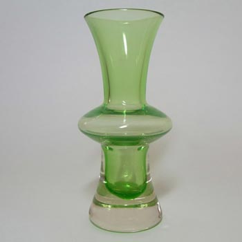 (image for) Sea Glasbruk/Kosta 1970's Swedish Green Glass Vase
