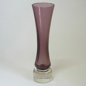 (image for) Large Sea Glasbruk 1970s Swedish Purple Glass Vase
