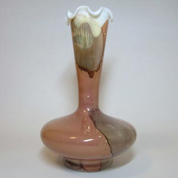 (image for) Stelvia Large Italian Sandy/White Glass Vase