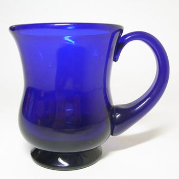 (image for) Thomas Webb Stourbridge Bristol Blue Glass Tankard - Acid Stamp