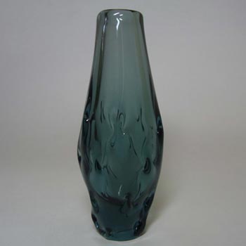 (image for) Zelezny Brod Czech Blue Glass Vase - Miloslav Klinger