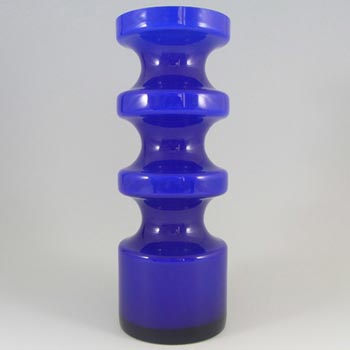 (image for) Alsterfors #S5014 Blue Cased Glass Vase Signed Per Olof Ström '70