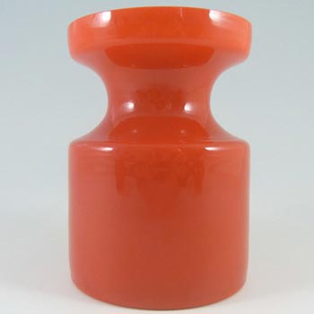 (image for) Alsterfors #S5014 Red Cased Glass Vase Signed Per Olof Ström '68