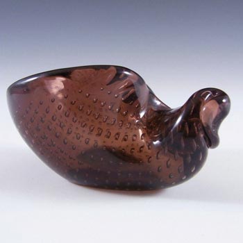 (image for) Archimede Seguso Murano Bubble Glass Bowl - Labelled
