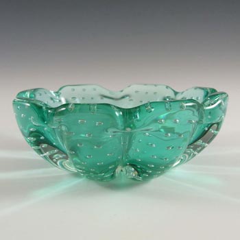 (image for) Archimede Seguso Murano Bubble Glass Bowl - Labelled
