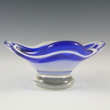 (image for) Flygsfors Coquille Glass Bowl by Paul Kedelv Signed '54