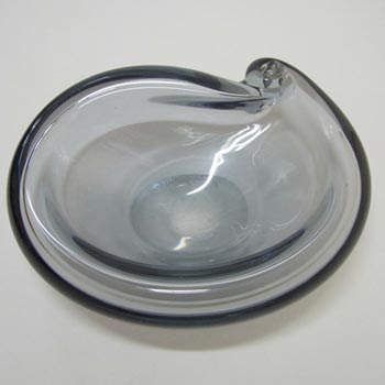 (image for) Gullaskruf Smoky Glass Bowl by Hugo Gehlin - Signed