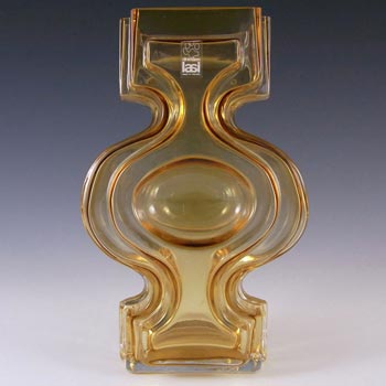 (image for) Riihimaki #1310 Riihimaen Amber Glass Helena Tynell 'Emma' Vase