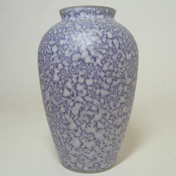 Royal Brierley Blue Glass 'Studio' Vase - Labelled
