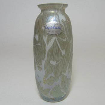 Royal Brierley Silver Glass 'Studio' Vase - Labelled