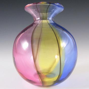 (image for) Archimede Seguso Murano 'Carnivale' Glass Vase - Signed