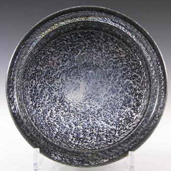(image for) Aseda Swedish Grey Glass Bubble Bowl by Bo Borgstrom