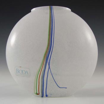 (image for) Kosta Boda Glass 'Rainbow' 5.5" Vase - Signed Bertil Vallien #48224