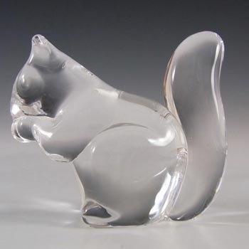 (image for) Hadeland Scandinavian Glass Squirrel Paperweight - Marked