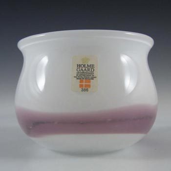 (image for) Holmegaard 'Sakura' White Glass 2.5" Vase by Michael Bang