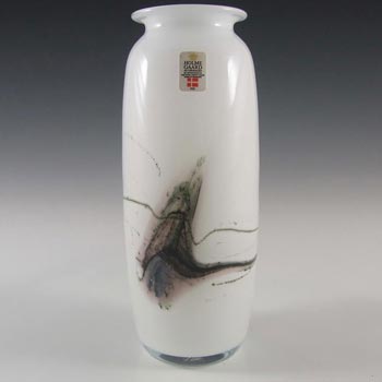 (image for) Holmegaard 'Atlantis' White Glass 7.5" Vase by Michael Bang