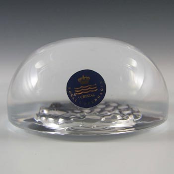 (image for) Holmegaard 'Pisces' Glass Paperweight by Torben Jørgensen - Labelled