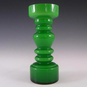 (image for) Japanese Green Cased Hooped Glass Vase - Swedish Style
