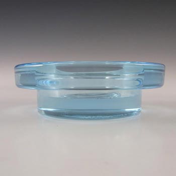 (image for) Iittala Blue Glass 'Halo' Candle Votive/Bowl - Labelled