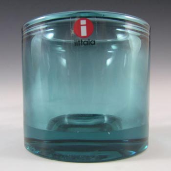 (image for) Iittala Turquoise Glass Heikki Orvola 'Kivi' Candle Votive